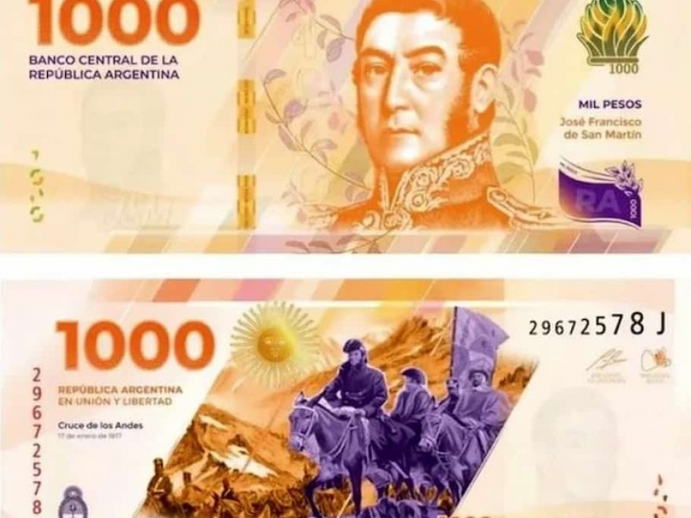 Nuevo billete de 1.000 pesos fue premiado como el &quot;mejor&quot; de la región