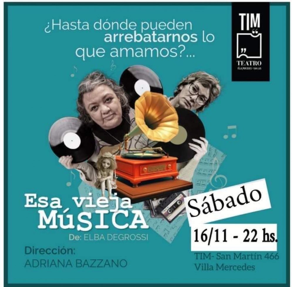 El teatro T.I.M. presenta &quot;Esa vieja música&quot;: una obra para disfrutar en familia