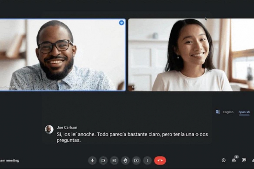 Google Meet: llegó la función de traducción en tiempo real
