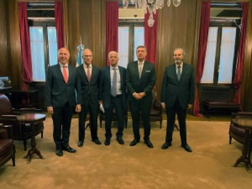 Cúneo Libarona, futuro ministro de Justicia, se reunió con integrantes de Corte Suprema de Justicia