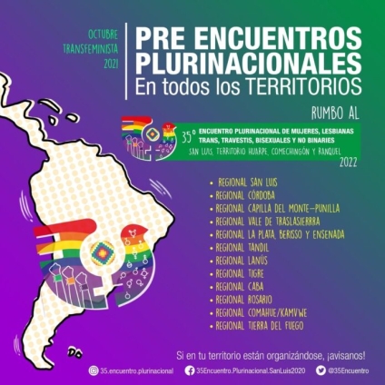 Pre Encuentro Plurinacional de Mujeres y Disidencias - Hacia el 35 Encuentro San Luis 2022