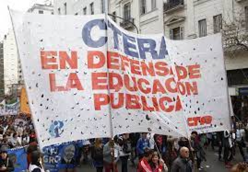 Ctera reclamó al Gobierno nacional el envío de recursos para políticas públicas educativas