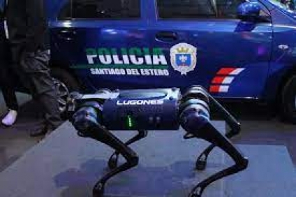 Primer perro robot de la Policía