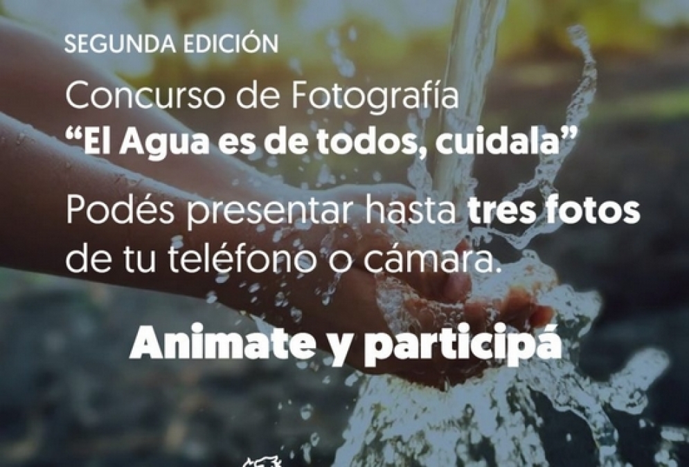 Lanzaron la 2ª edición del concurso de fotografía “El agua es de todos, cuidala”