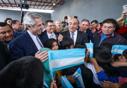 Alberto  Fernández  pidió por una "patria libre" en el Día de la Independencia