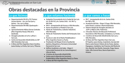El Estado Nacional despliega plan de obras en San Luis
