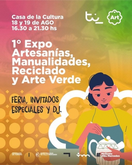 1° expo de Artesanías, Manualidades, Reciclado y Arte Verde